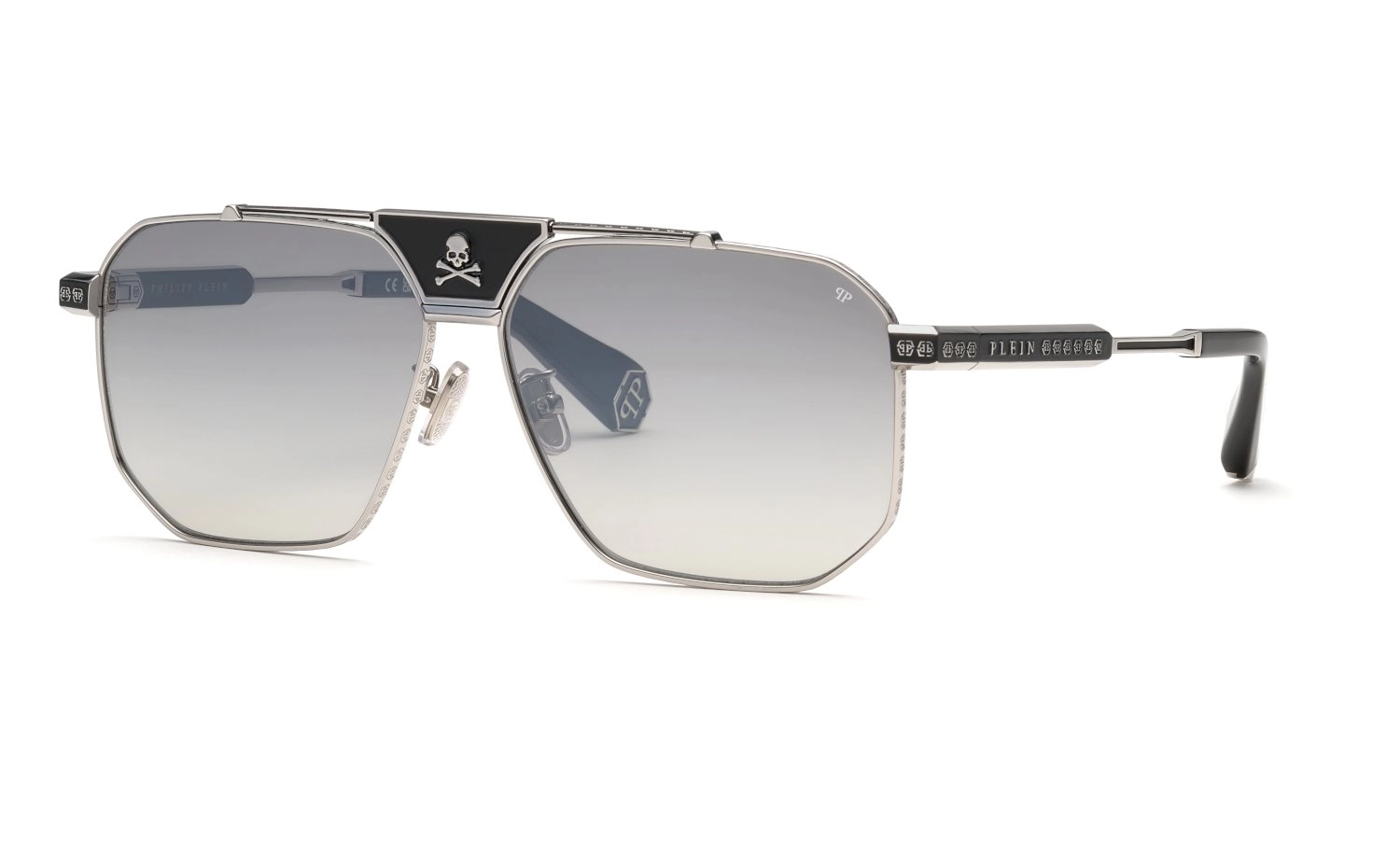 Philipp Plein SPP152W K07X 63 | Erkek Gri Güneş Gözlüğü